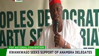 Kwankwaso seeks support of Anambra PDP delegates