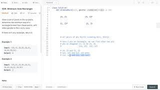 Google Coding Interview Question: Minimum Area Rectangle