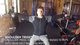 Shoulder Triset Workout