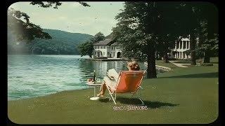 Vintage Old Money | Reading by the lake (oldies music, water sounds, birds) summer ambience