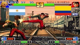 Kof 98 - perrymason (argentina) vs mao-suba (colombia) Random select Fightcade