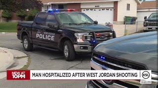 Man critically injured in West Jordan shooting