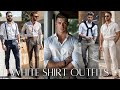 Most Stylish White Shirt Outfit Ideas For Men | White Shirt Outfits | Best Men's Fashion Ideas