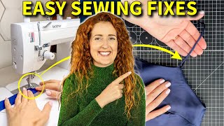 5 Biggest Sewing Issues FIXED (straps, curling knits, dull chalk, shrinking interfacing)