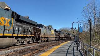 NEXT TRAIN WAS CSX E733 HEADING WEST TO CUMBERLAND MD WITH CSX 3342