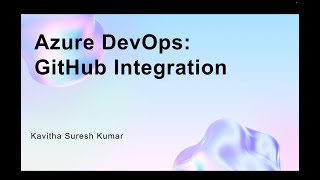 Azure DevOps: GitHub Integration