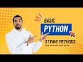 Python for Beginners #16 | String Methods (lower, upper, replace, count, isalpha, Index)