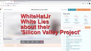 WhiteHatJr White lies about their 'Silicon Valley Program'. Reupload.
