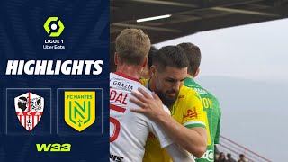 AC AJACCIO - FC NANTES (0 - 2) - Highlights - (ACA - FCN) / 2022-2023
