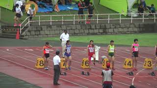 2017.7.16青森県中体連夏季大会　2年女子100ｍ準決勝2組