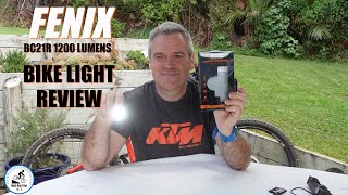 Is 1200 lumens bright enough for night riding? Fenix BC21R review.