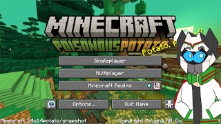 Poisonous Potato Pirthday Party!!! - Minecraft April Fool's 2024 (VOD - Recorded 4/224)