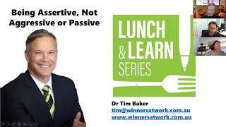 Being Assertive, Not Aggressive or Passive