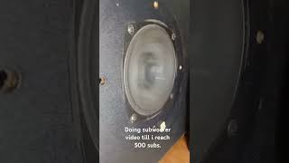 Subwoofer only,i didn't connect any vocal speakers. #bassboosted