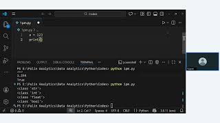 Python 1 PM Batch Data Types & Type Conversion Training : Session 3