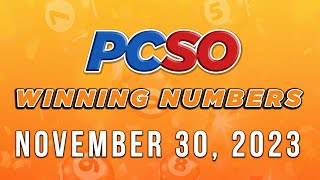 P202M Jackpot Super Lotto 6/49, 2D, 3D, 6D, and Lotto 6/42 | November 30, 2023