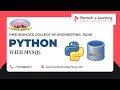 Python With MYSQL | RMD Sinhgad College of Engineering, Pune  | Pantech eLearning #pantechelearning
