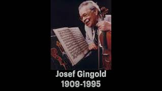 Josef Gingold plays Kreisler 'Slavonic Fantasy' (rec. in 1976)