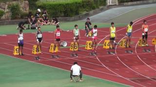 2016京都府JO選考会　Ｂ男子100m決勝