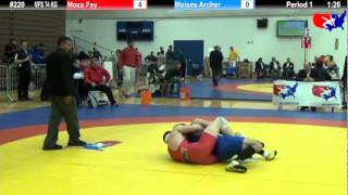 Schultz MFS 74 KG Champ. Round 1: Moza Fay (Gator WC) vs. Moises Archer (Unattached)