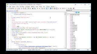 Function list customization in notepad++