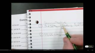 Metric Conversion - Fraction Way