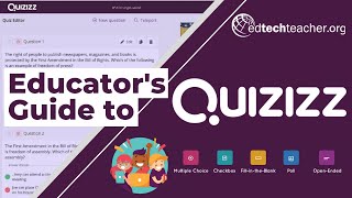 Educator's Guide to Quizizz