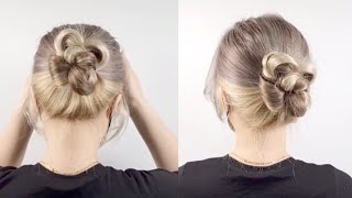 Hair that is easy to shape easily 💕updo