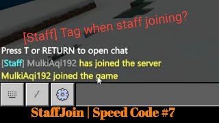 StaffJoin Plugin | Speed Code #7