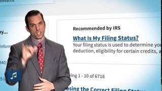 ASL: Tax Filing Status (Captions \u0026 Audio)