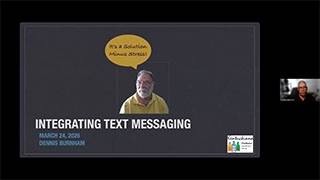 Integrating text messaging can be a Solution Minus Stress