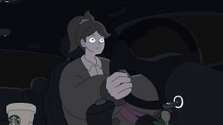 Horror Story ANIMATED - "Don't stop for gas at night"