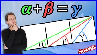 😎 Genialer und einfacher Zusammenhang zwischen Winkeln 😏 inkl. Beweis