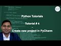 Python Beginner Tutorial #4 - Create new project in PyCharm