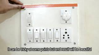 Switchboard painting| Switchboard Decoration ideas | #shorts