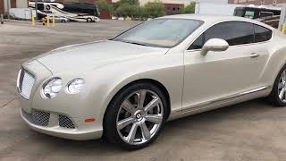 #2445B | 2012 Bentley Continental GT | For Sale Scottsdale, AZ