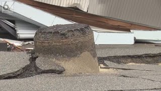 【能登半島地震】道路に異常な隆起物　無数の陥没に亀裂　マンホールが飛び出し移動に影響