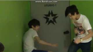 130706 Seventeen Tv - Meanie Couple moments (Mingyu and Wonwoo)