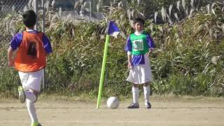 2016.12.3　中学サッカー　宗像セントラルU-14/13　練習風景（紅白戦）　１本目