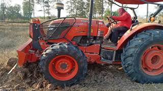 kubota m9540 ไถรื้อคันนา