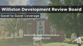 Williston Development Review Board - 1/28/2025