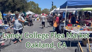 Walking and Window Shopping at Laney College Flea Market in Oakland CA