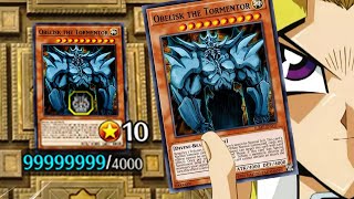 WHEN YOU SUMMON OBELISK THE TORMENTOR WITH INFINITY ATTACK POINT IN YUGIOH MASTER DUEL