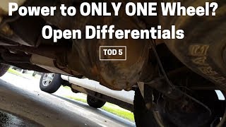 Power to ONLY ONE Wheel? Open Differentials Explained - TOD 5