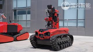 Guoxing robotics explosion-proof tracked fire fighting robot RXR-MC80BD