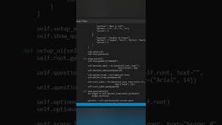 🔥 Python Quiz App in Just 2 Minutes! | Mini Project for College Students#python #project #coding