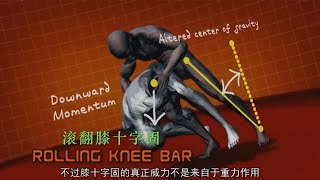 格斗技术详解 - 终极格斗之滚翻膝十字固 (Rolling Knee Bar) ! 3D解密,实战示例!