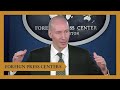 Foreign Press Center Briefing on 