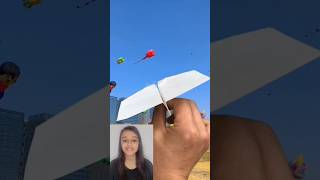 Paper plane that fly so much 😲#shorts #shortsfeed #youtubeshorts #shortvideo #viral #trending