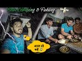 Group Camping in Heavy Rain & Fishing | Heavy Thunderstorm & Lightning sounds for sleeping #vlog